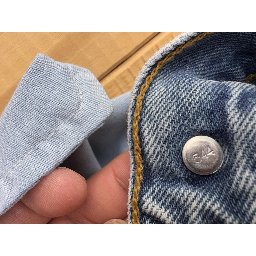 Vtg‎ 90s Levi's Jeans 501-0115 XX Button Fly USA Made Mens Size 34/32 Light Wash